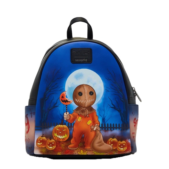 Loungefly Trick \'R‎ Treat Glow-In-The-Dark Sam Mini Backpack And Cardholder main image 5